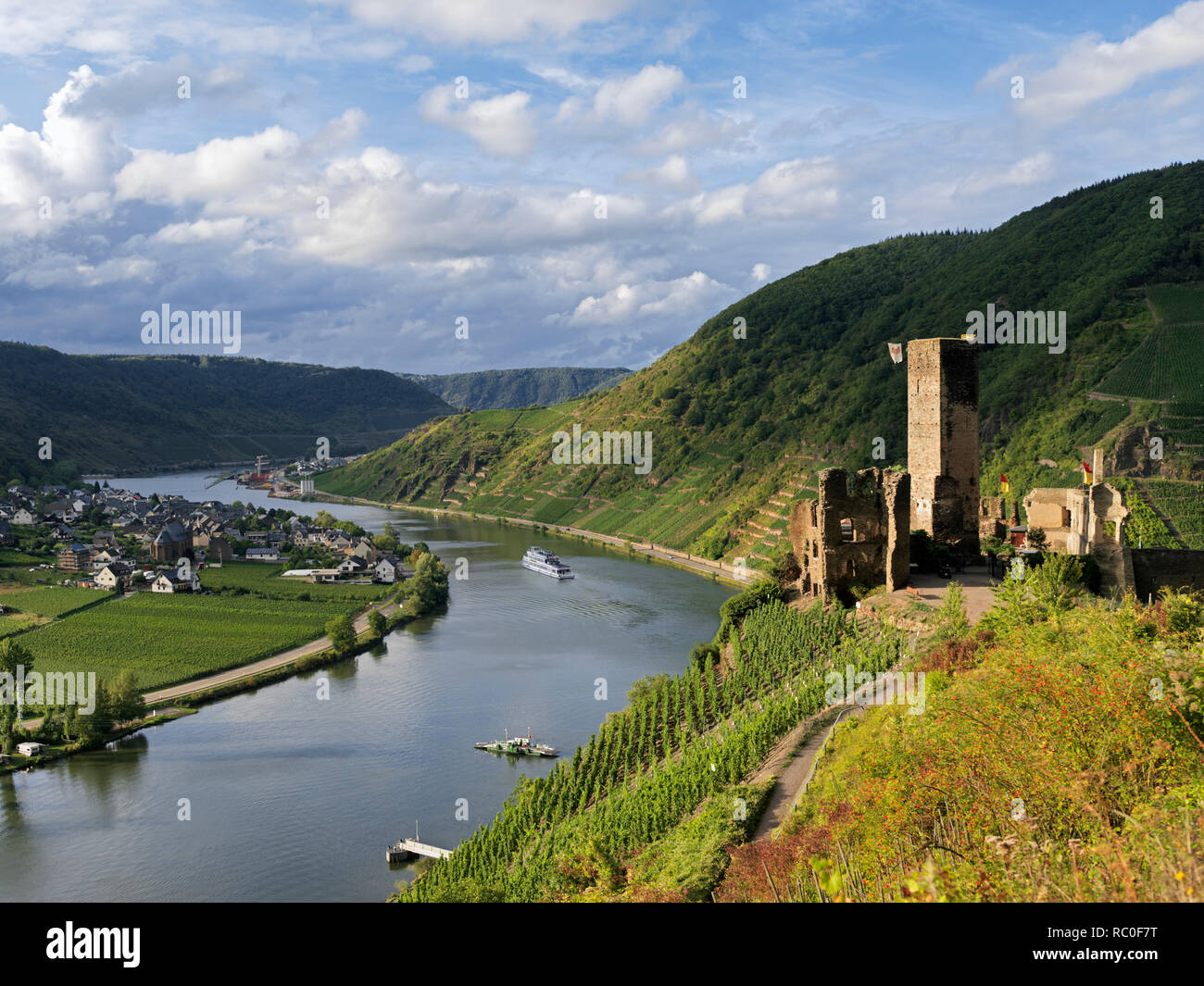 Burgruine Metternich Foto Stock