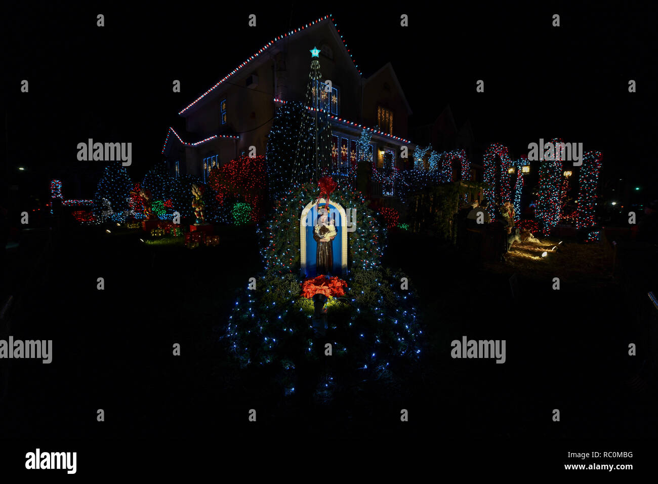 Le decorazioni di Natale Foto Stock