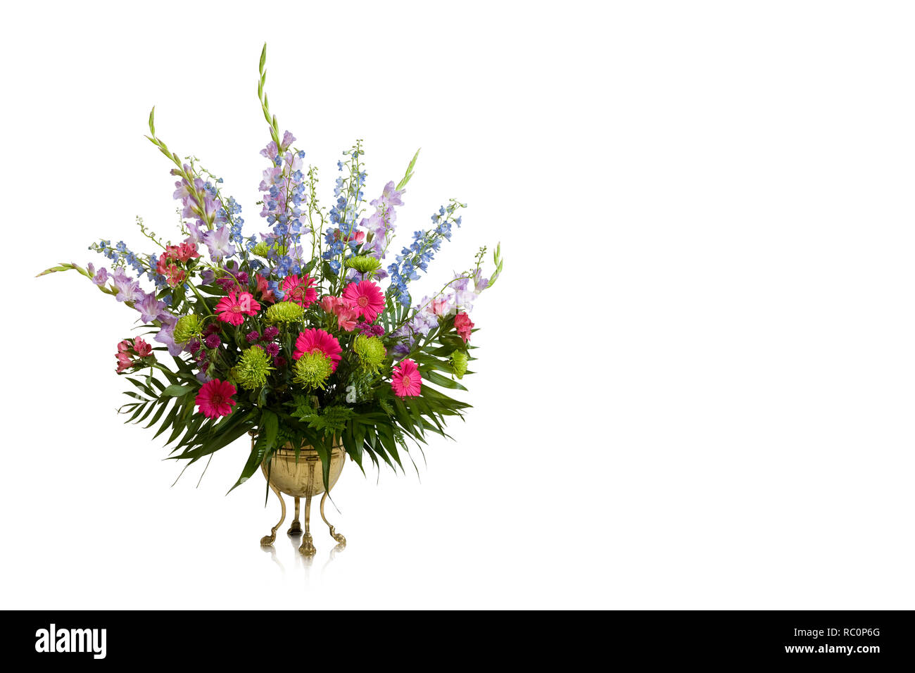 Grande composizione floreale Foto Stock