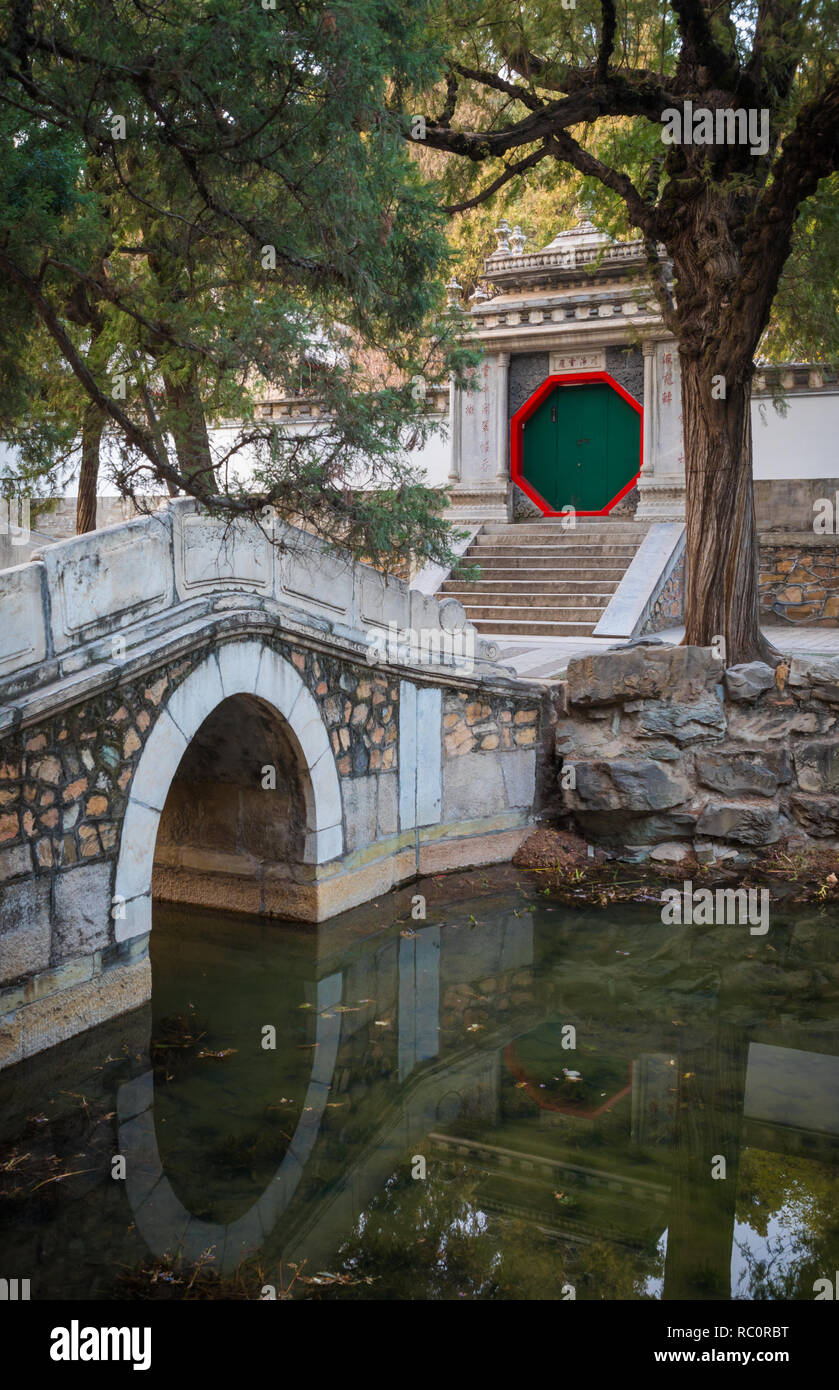 Il palazzo d'Estate (cinese: 頤和園), è un vasto complesso di laghi, giardini e palazzi di Pechino. Era un Giardino Imperiale della Dinastia Qing. Principalmente d Foto Stock