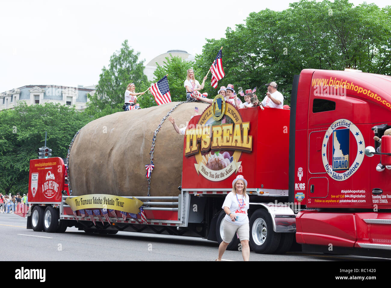 Washington, Stati Uniti d'America - 28 Maggio 2018: il National Memorial Day Parade, Foto Stock