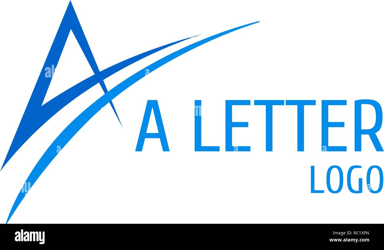 Una lettera con il logo Swoosh. Illustrazione Vettoriale