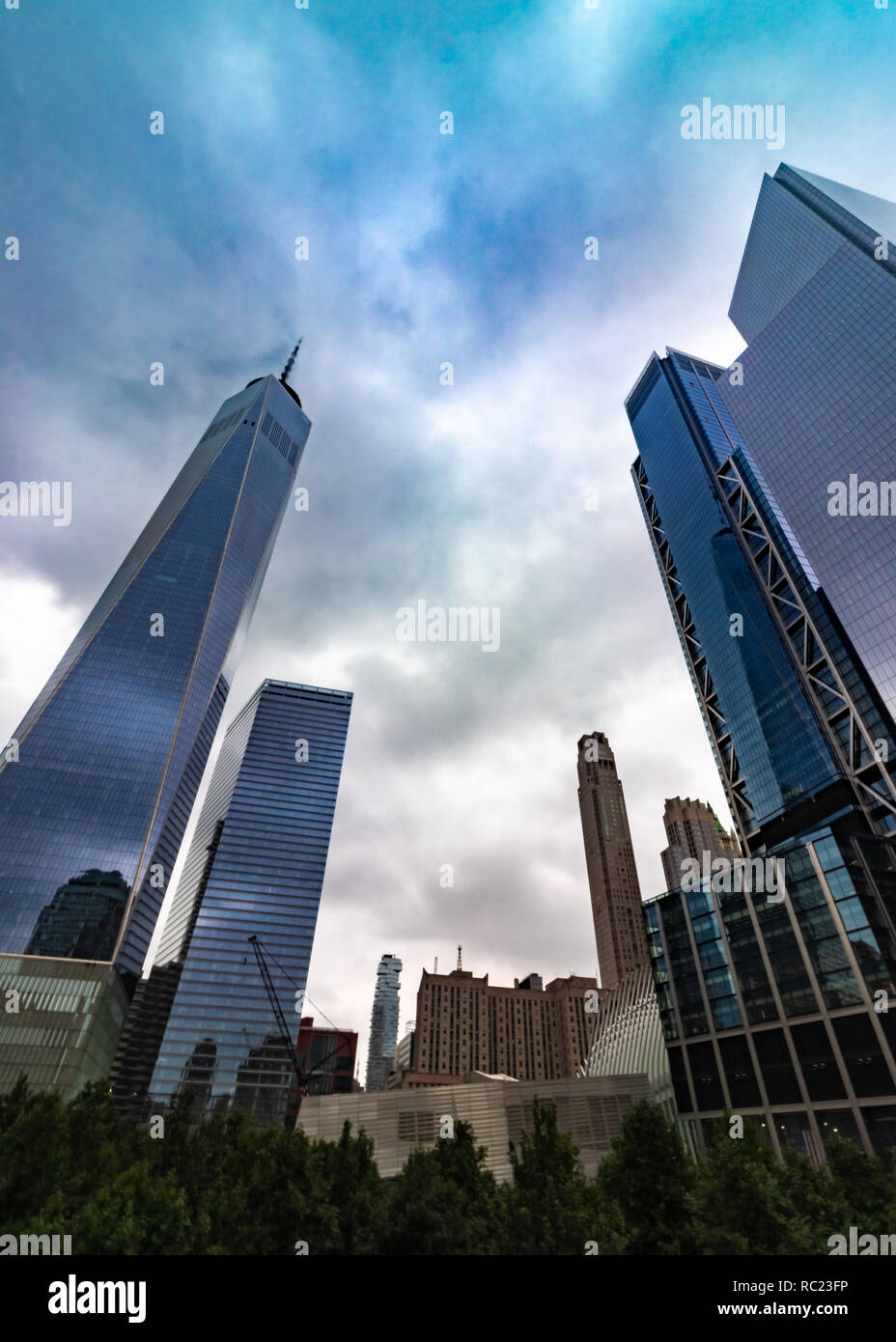 World Trade Center di New York Foto Stock