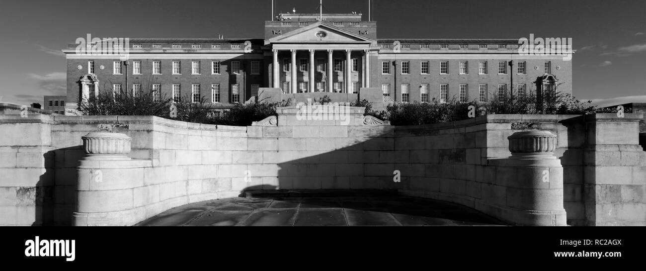 Il Municipio, Chesterfield Town, Derbyshire, Inghilterra, Regno Unito Foto Stock