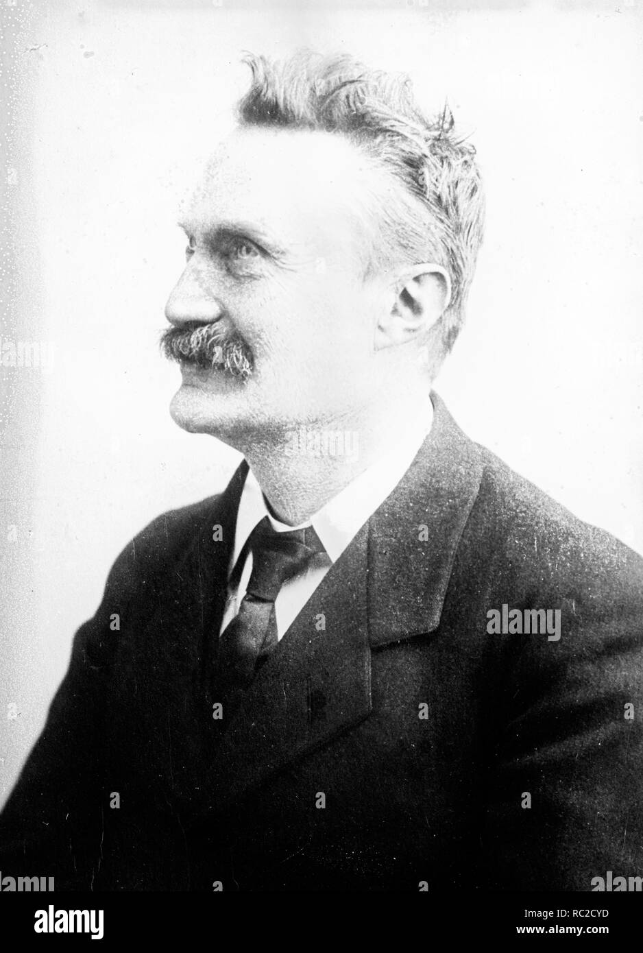 Otto Liebe, Carl Julius Otto Liebe (1860-1929), che è stato Primo ministro della Danimarca nel 1920. Foto Stock