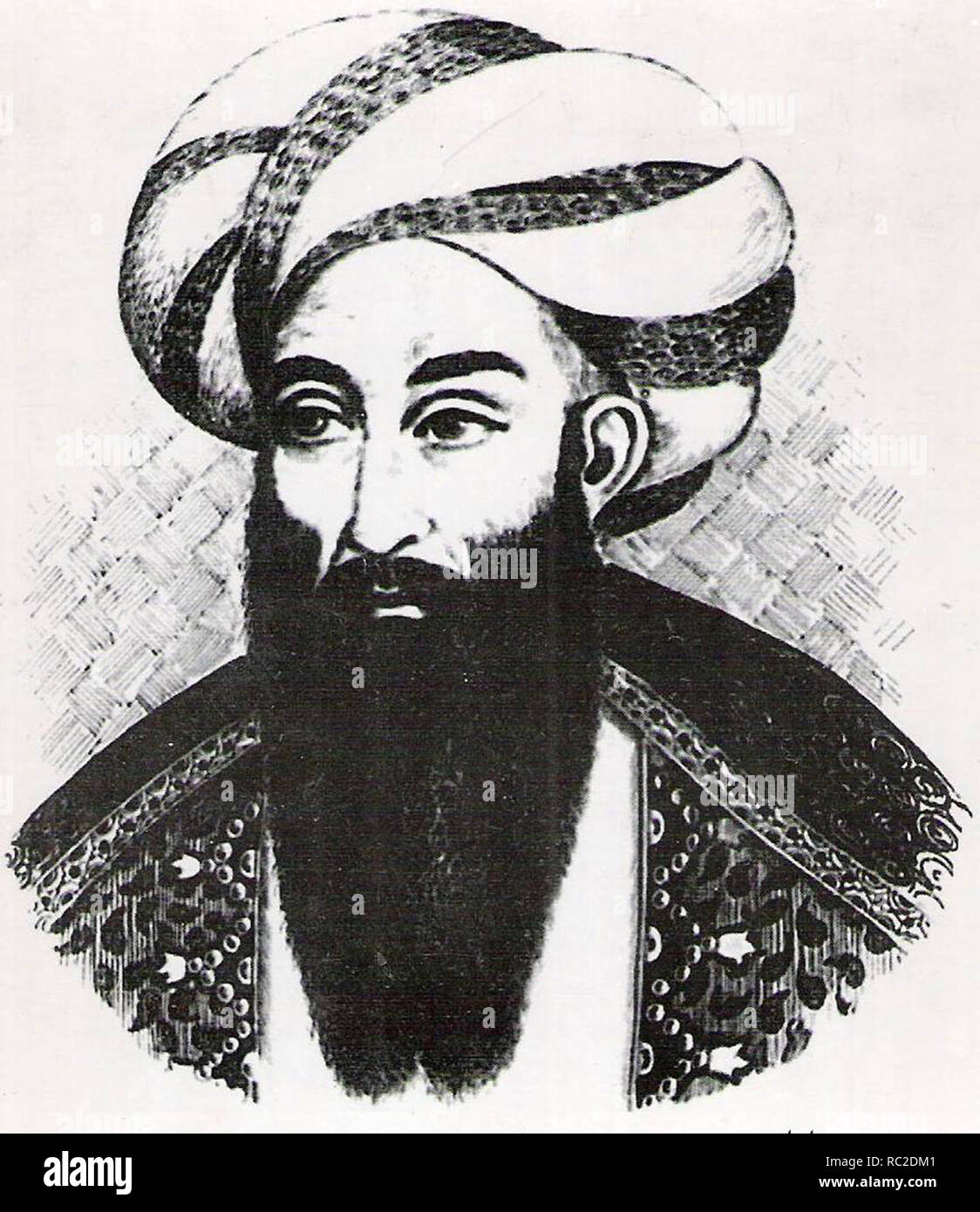Mohammad Azam Khan, emiro di Afghanistan dal 7 ottobre 1867 al 21 febbraio 1868. Foto Stock