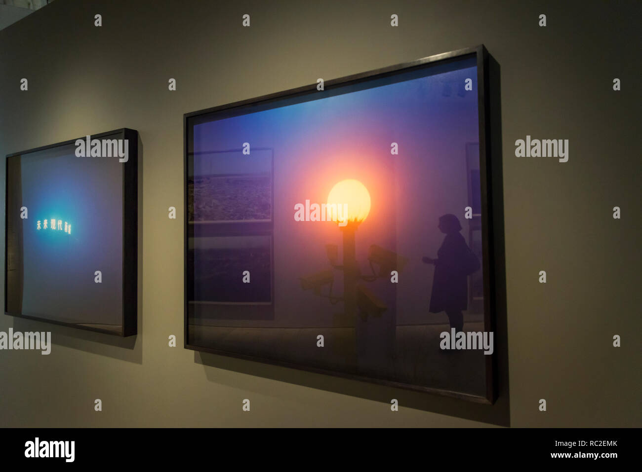 Coniglio Bianco Gallery, 'Supernatural' mostra d'Arte Cinese, Chippendale, Sydney, Australia Foto Stock
