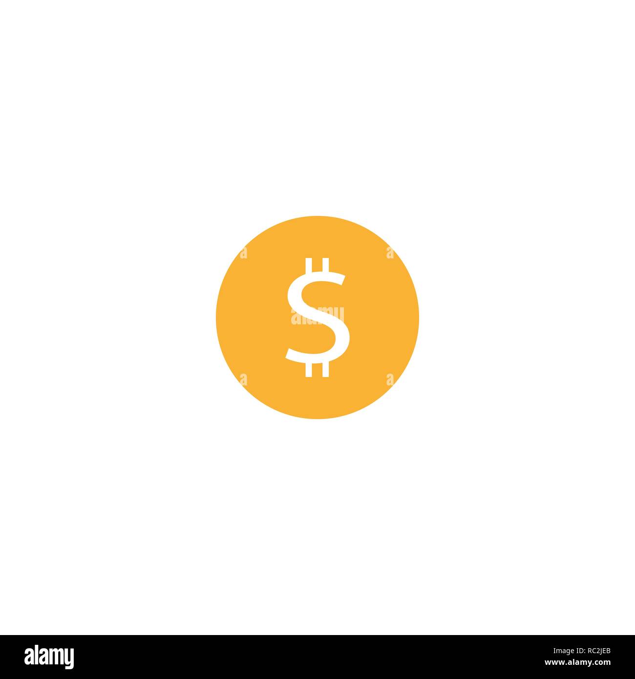 L'icona Contanti elemento piatto. illustrazione dell'icona Contanti flat isolato su sfondo pulito per il vostro web mobile app logo design. - Illustrazione Illustrazione Vettoriale