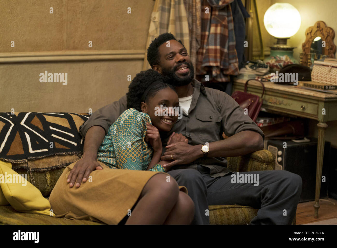 Se Beale Street potrebbe parlare è un 2018 American dramma romantico film diretto e scritto da Barry Jenkins, basato su James Baldwin del romanzo dello stesso nome. Esso stelle KiKi Layne, Stephan James, Colman Domingo, Teyonah Parris, Michael Beach, Dave Franco, Diego Luna, Pedro Pascal, Ed Skrein, Brian Tiree Henry e Regina Re. Questa fotografia è per il solo uso editoriale ed è il copyright del film company e/o il fotografo assegnato dal film o società di produzione e può essere riprodotto solo da pubblicazioni in congiunzione con la promozione del film di cui sopra. Un credito per il fil Foto Stock