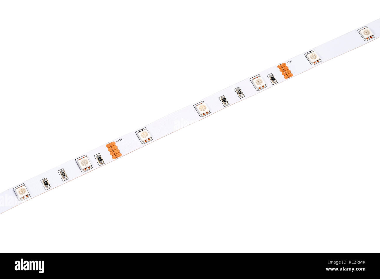 Nastro decorativo con lampada a led Foto Stock