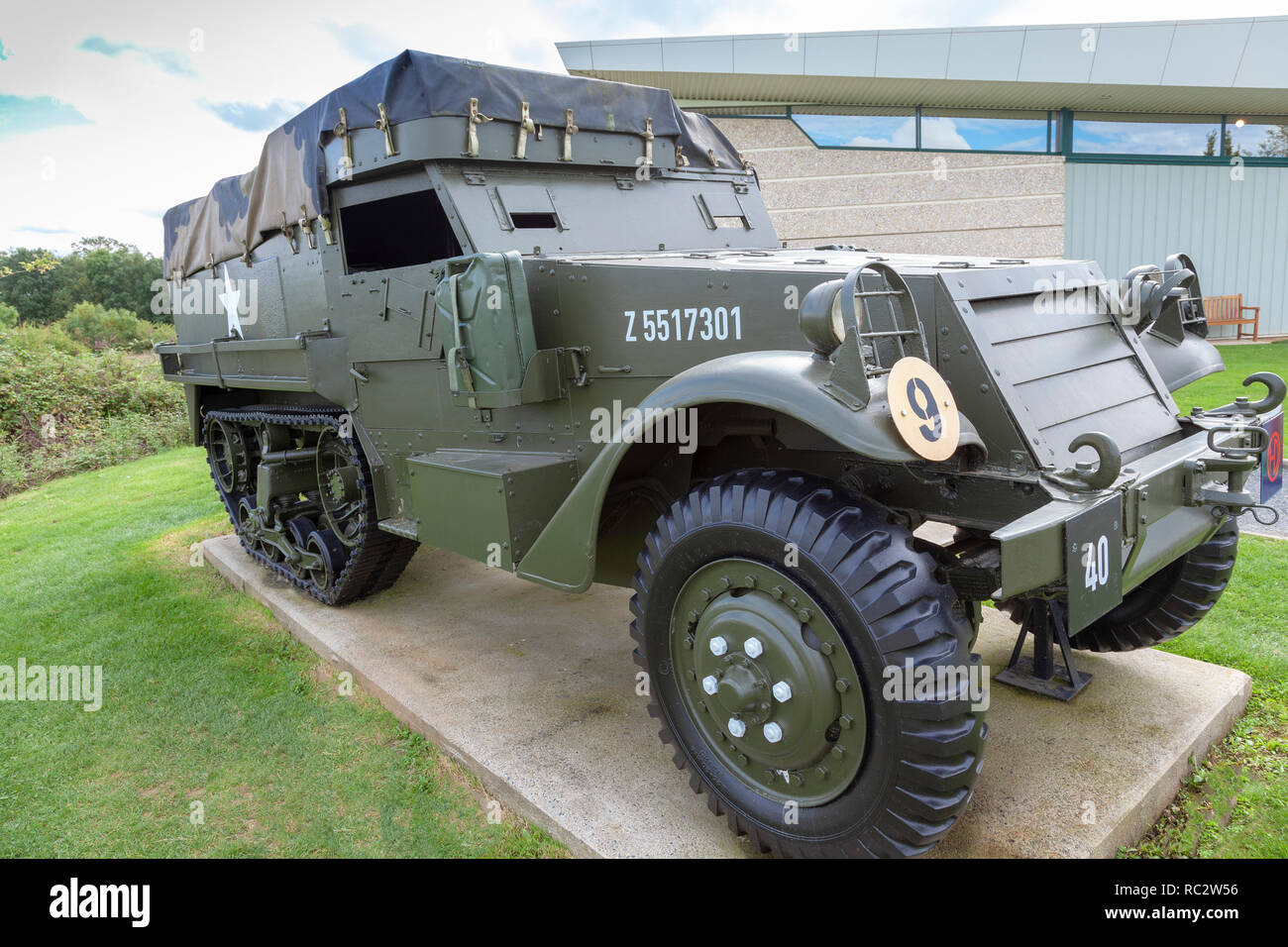 Un Americano M3/M5 di mezza via WW2 Foto Stock