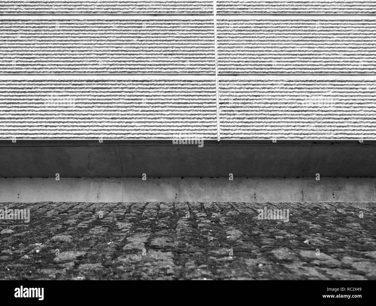 Vista di Borough Hall / County Hall, Bedford, Regno Unito. Un esempio di anni settanta Brutalist Architecture Foto Stock