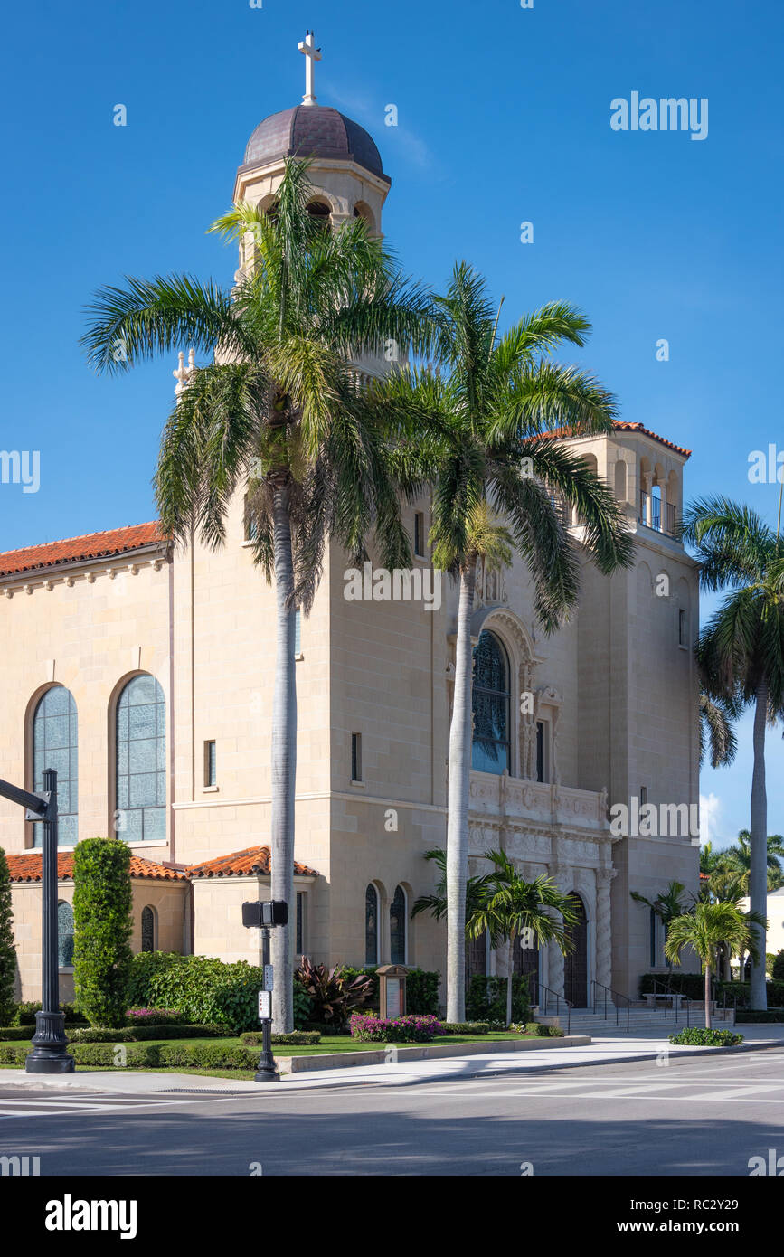 San Edward Chiesa cattolica in Palm Beach, Florida. (USA) Foto Stock