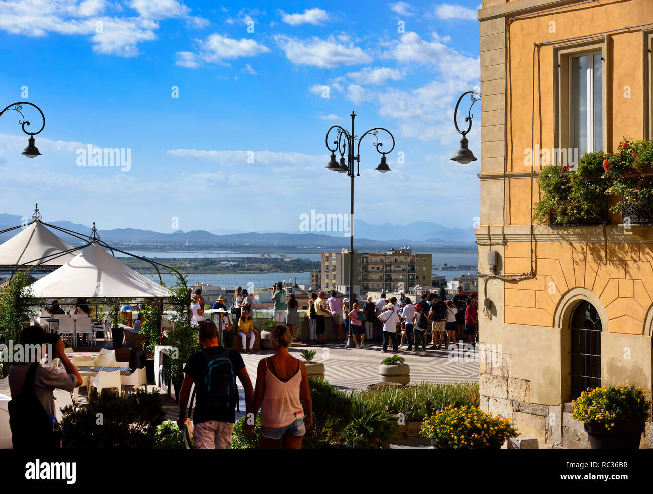 Escursione tour di gruppo Foto Stock