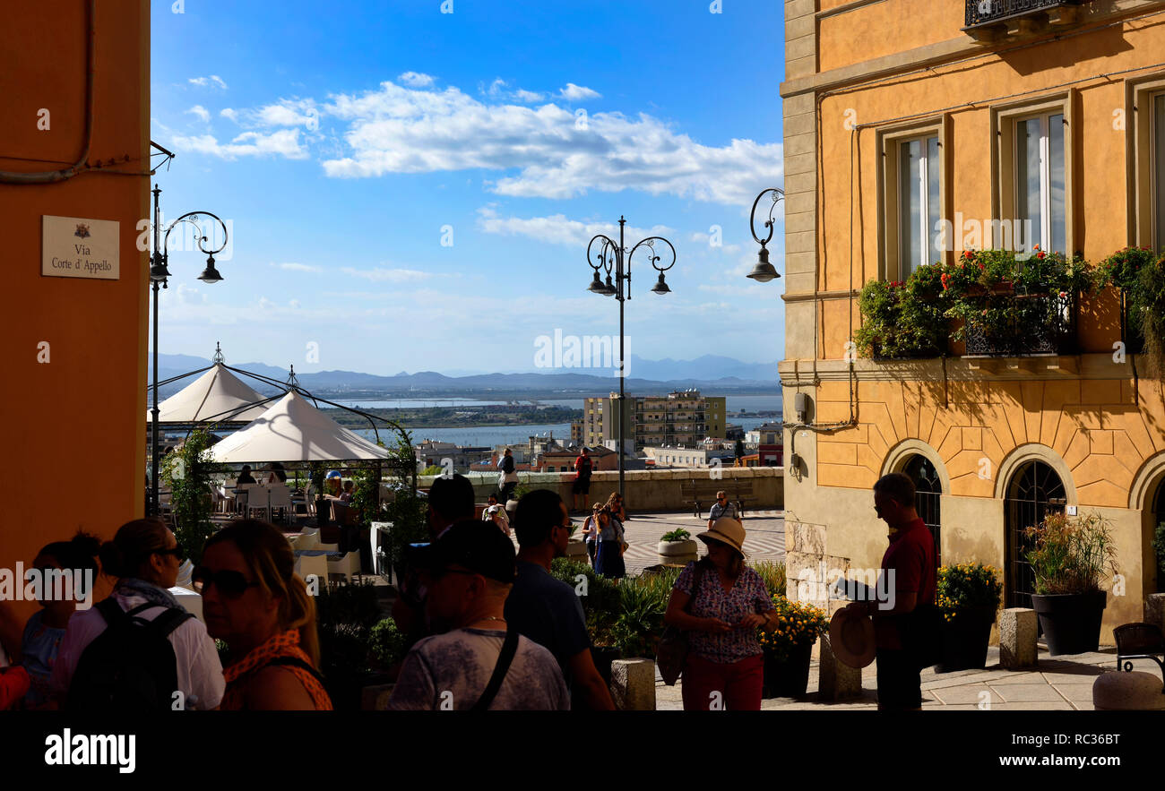Escursione tour di gruppo Foto Stock
