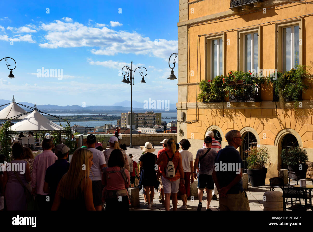 Escursione tour di gruppo Foto Stock