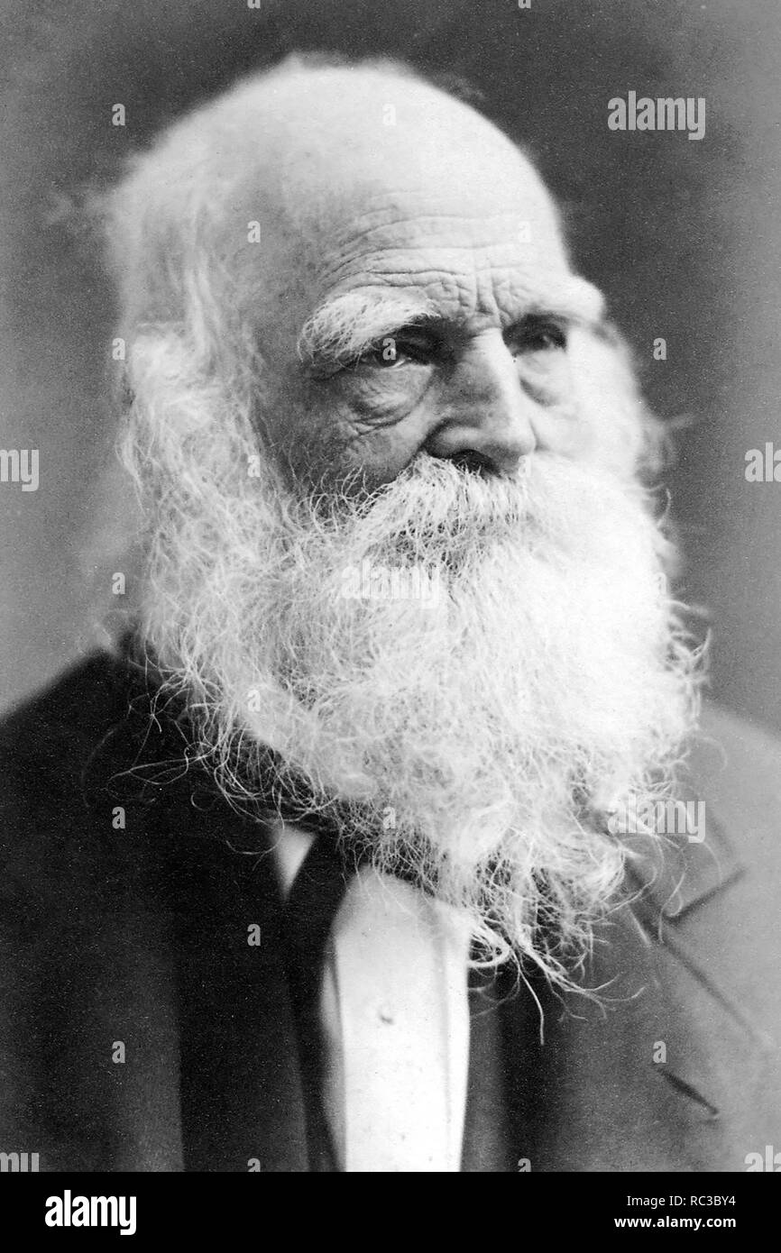 WILLIAM CULLEN BRYANT (1794-1878) poeta americano e giornalista Foto Stock