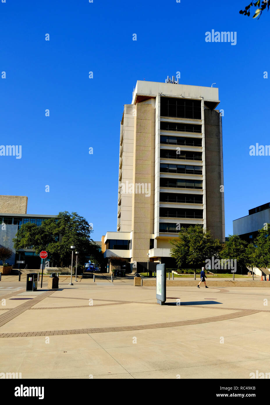 Torre del timone sul campus della Texas A&M University College Station, Texas, Stati Uniti d'America. Foto Stock