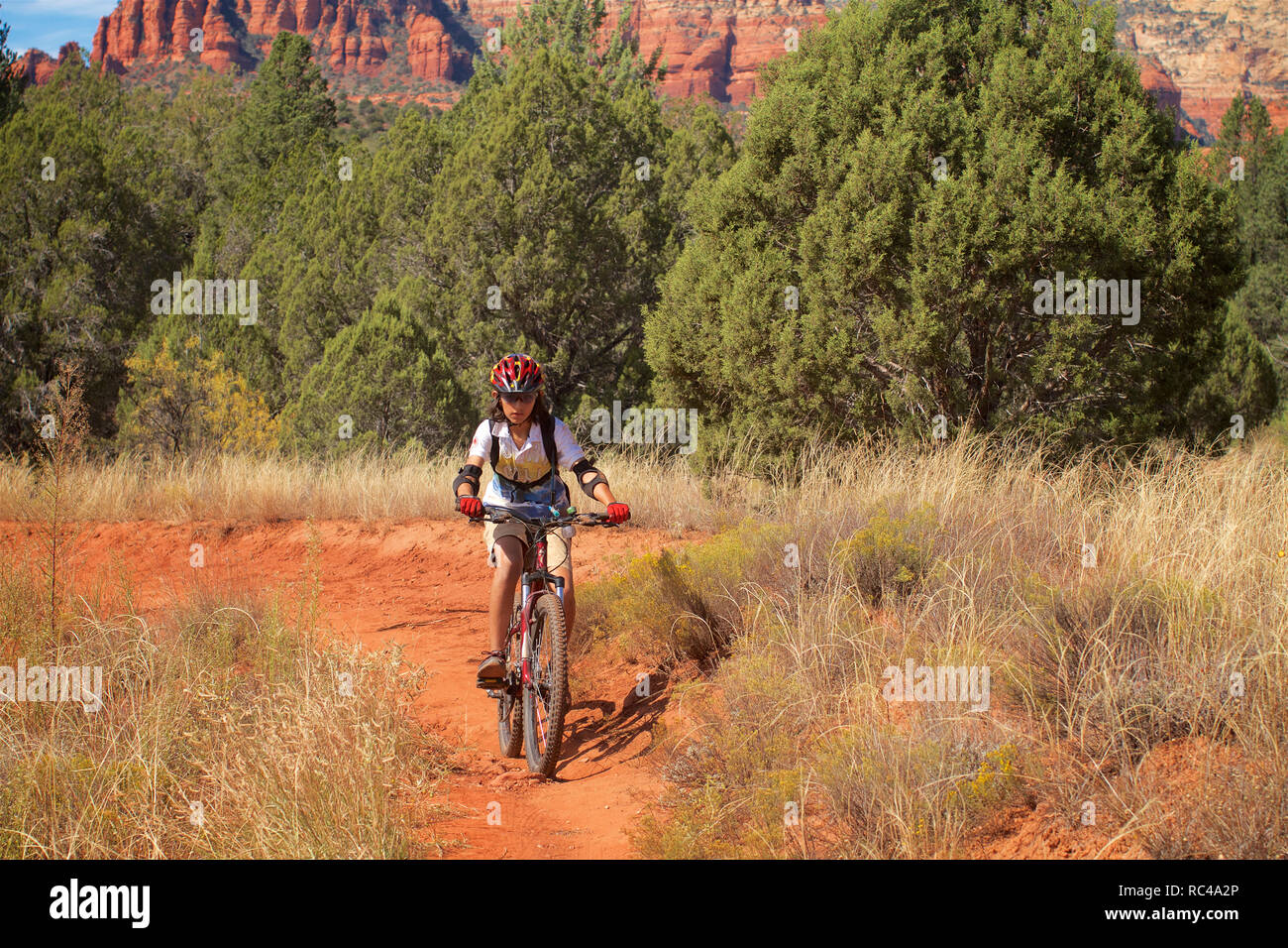 Sedona Mountain Bike Foto Stock