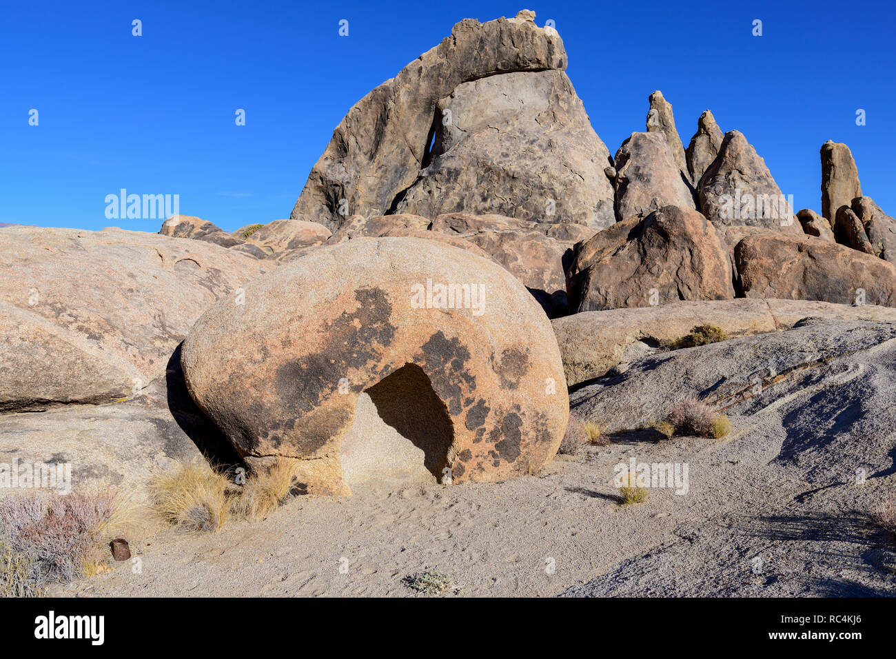 Round Rock formazioni in Alabama colline della California, Stati Uniti d'America Foto Stock
