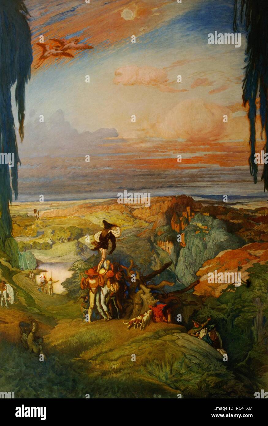 La bella addormentata. Museo: WADDESDON MANOR. Autore: Bakst, Leon. Foto Stock