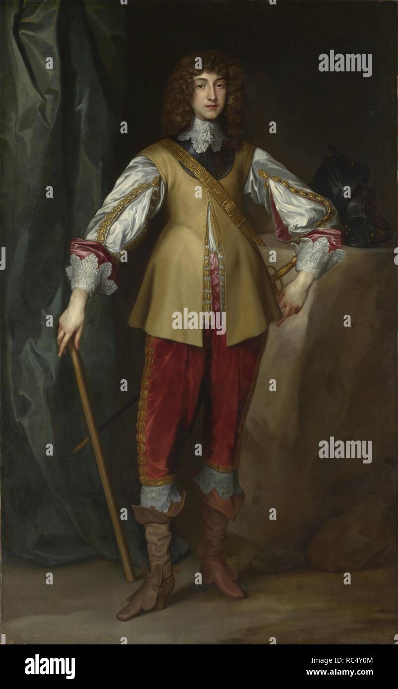 Ritratto di Prince Rupert del Reno (1619-1682), il duca di Cumberland. Museo: National Gallery di Londra. Autore: Van Dyck, Anthony. Foto Stock