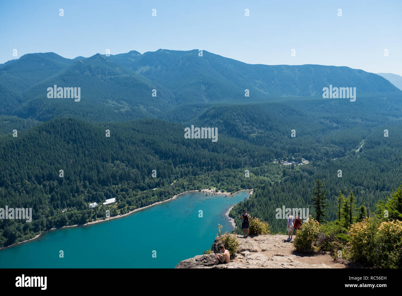 Vista da rattlesnake ridge Foto Stock