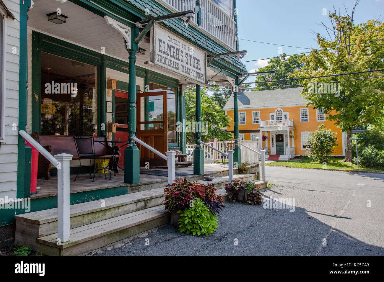 Elmers Paese Store in Ashfield, MA Foto Stock