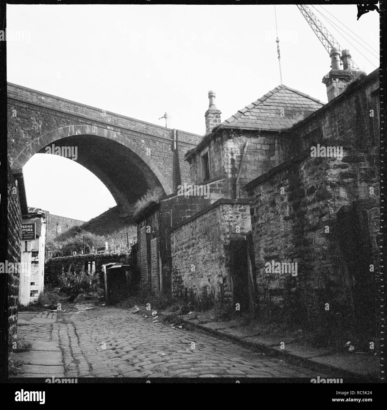 Mary Street, Ponte Primet, Colne, Pendle, Lancashire, 1966-1974. Creatore: Eileen Deste. Foto Stock