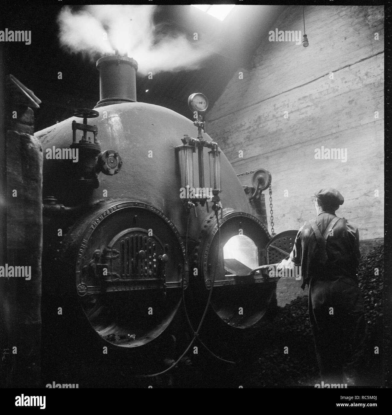 Etruschi e osso Flint Mill, Etruria, Stoke-on-Trent, Staffordshire, 1965-19 creatore: Eileen Deste. Foto Stock