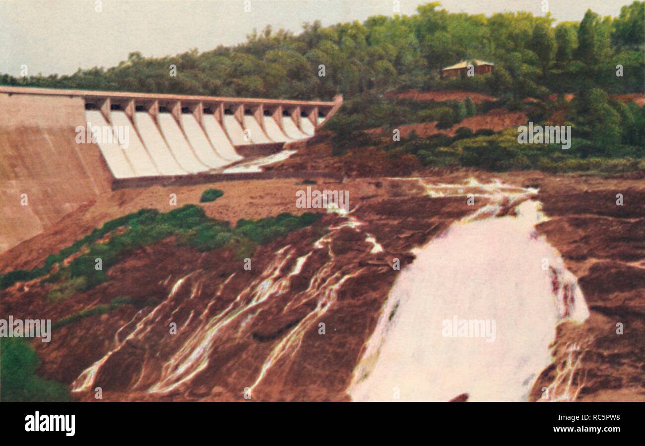 " Conserviera Dam', C1947. Creatore: sconosciuto. Foto Stock