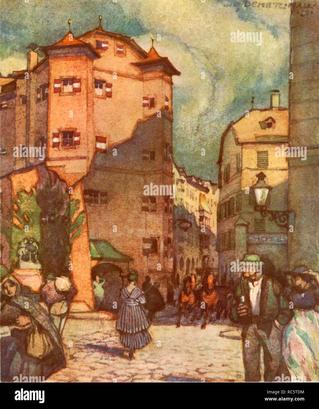 'Die Ottoburg', (l'Ottoburg), c1929. Creatore: sconosciuto. Foto Stock