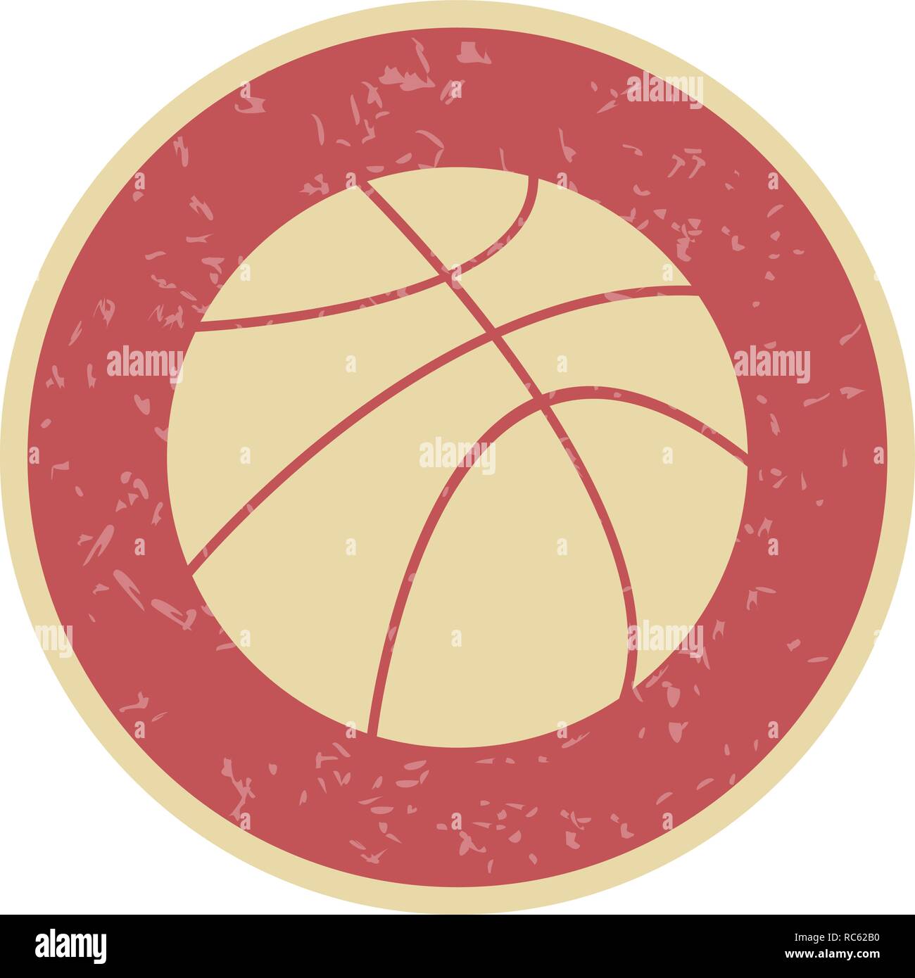 Cestello di vettore Icona a sfera Illustrazione Vettoriale