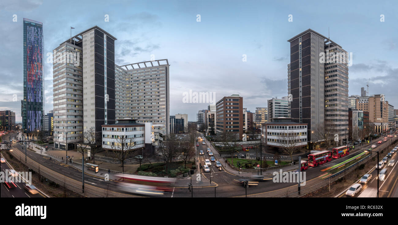 Croydon Wellesley Road, Skyline Foto Stock