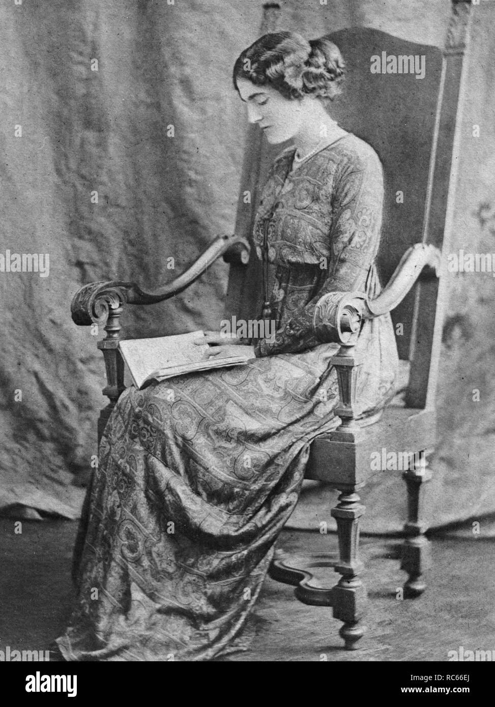 Winston Churchill si è impegnato con la signorina Clementine Hozier. Agosto 1908 Foto Stock