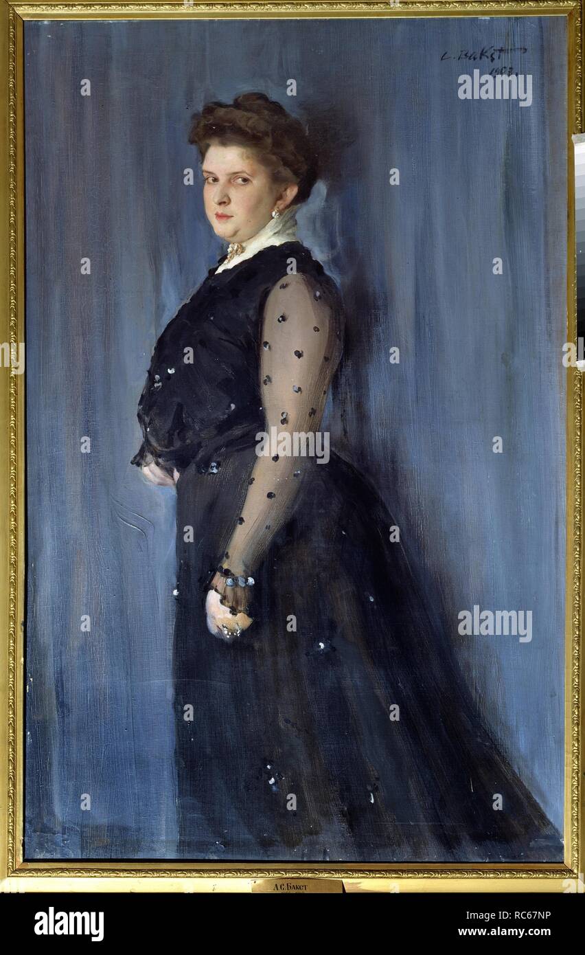 Ritratto di S.P. Wallison. Museo: il Museo di Architettura e arte, Alupka. Autore: Bakst, Leon. Foto Stock