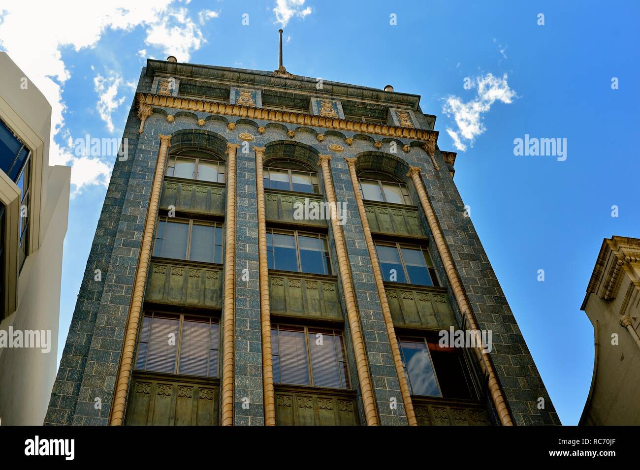 Iconici Maiorca vecchio edificio nel centro di Melbourne Foto Stock