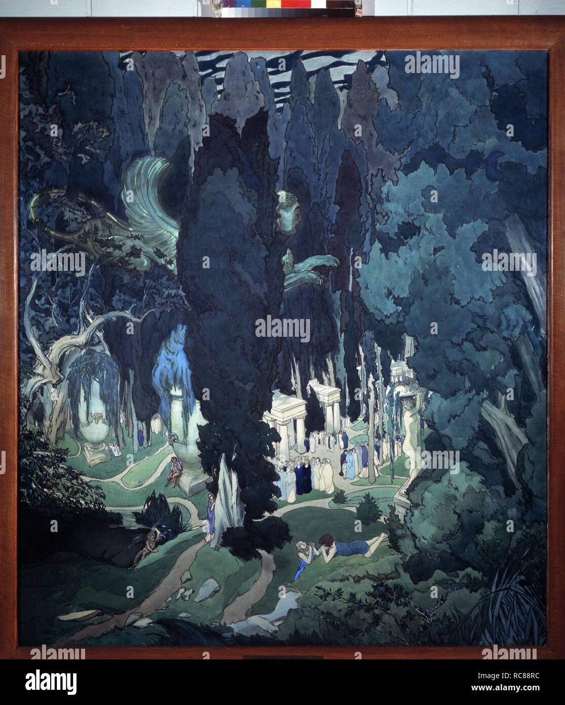 Elysium. Museo: Membro Galleria Tretyakov di Mosca. Autore: Bakst, Leon. Foto Stock