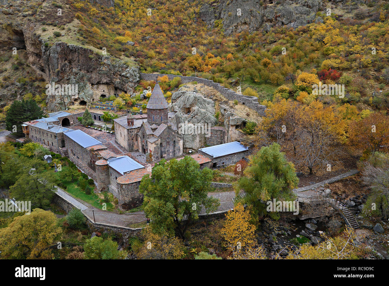 Monastero di Geghard in Armenia Foto Stock