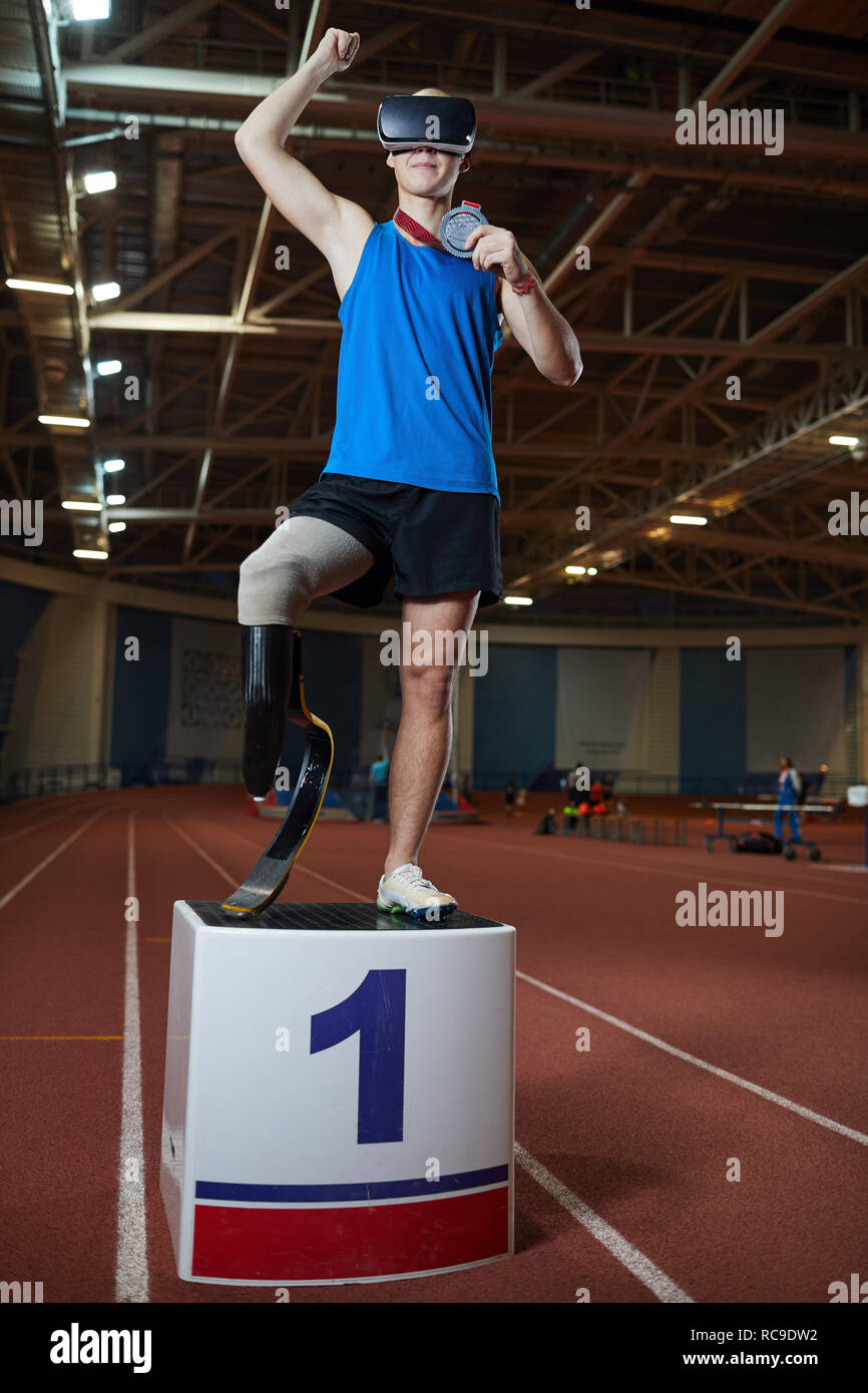 Campione di tribune Foto Stock
