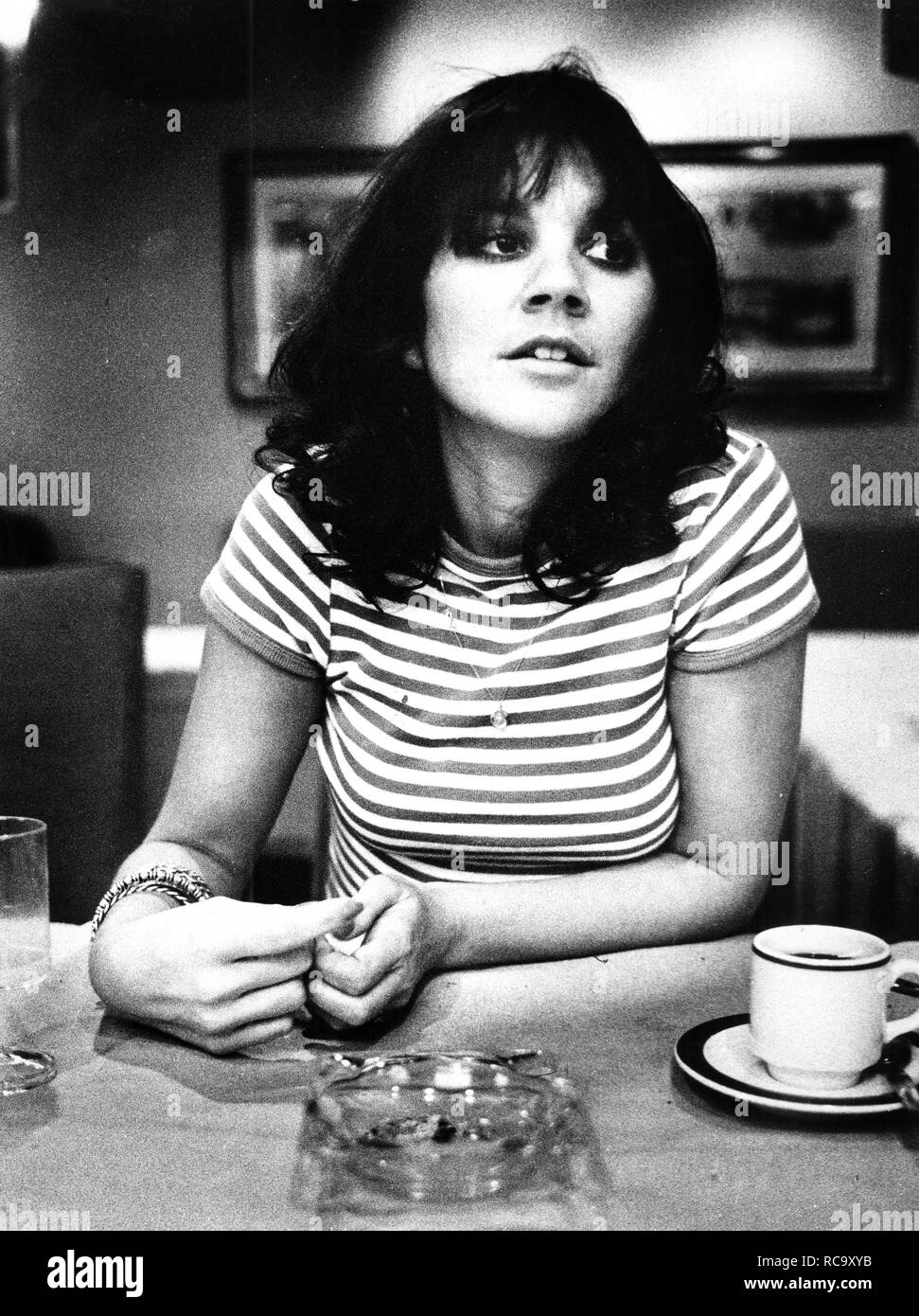 Amsterdam, Paesi Bassi - 1976, Linda Ronstadt (foto Gijsbert Hanekroot) *** Caption locale *** Linda Ronstadt Foto Stock