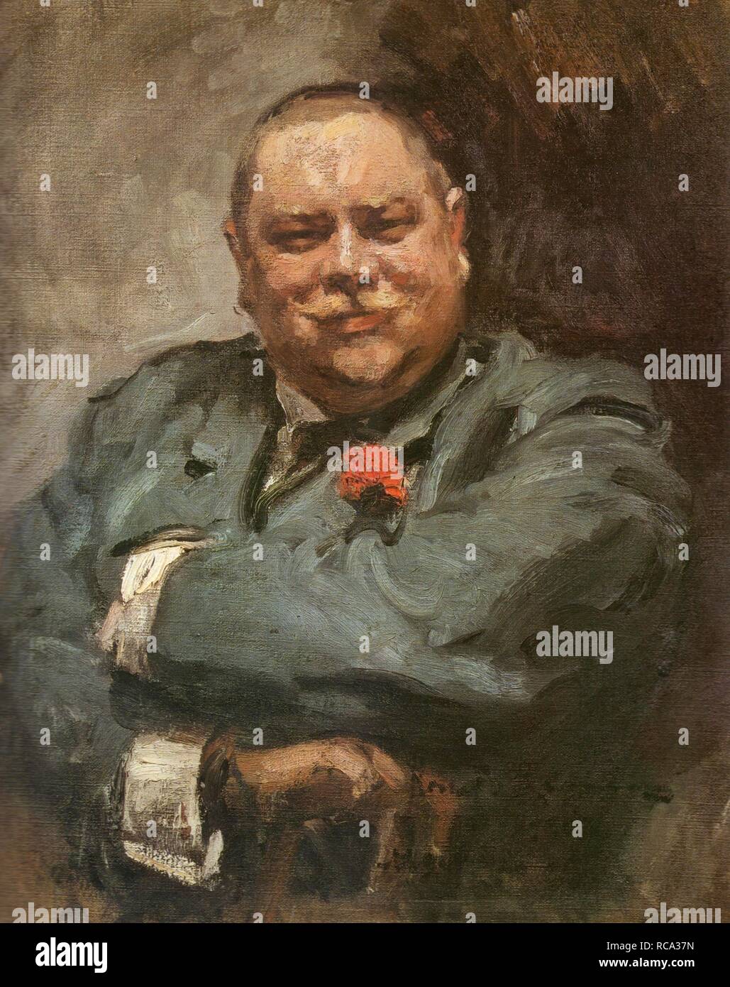 Ritratto di Nikolaj Dmitrievic Chichagov. Museo: Membro Galleria Tretyakov di Mosca. Autore: Korovin, Konstantin Alexeyevich. Foto Stock