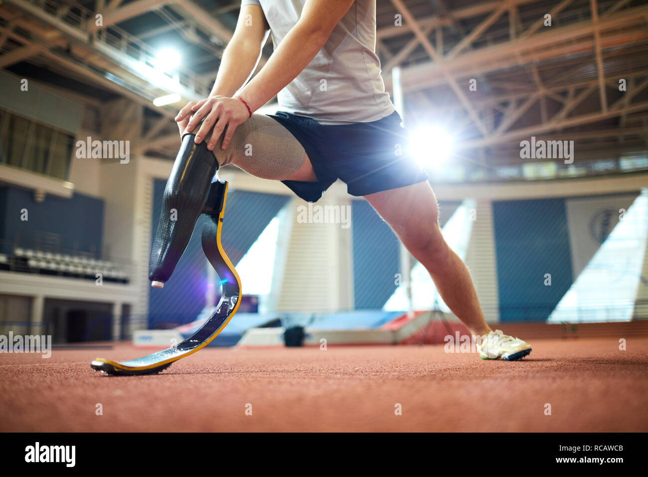 Fare esercizio fisico Foto Stock