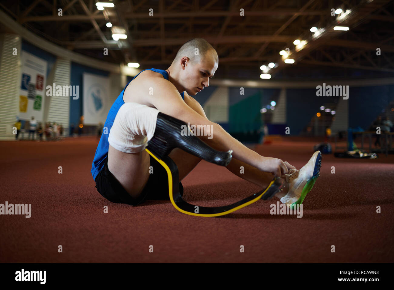 Occupare sneaker Foto Stock