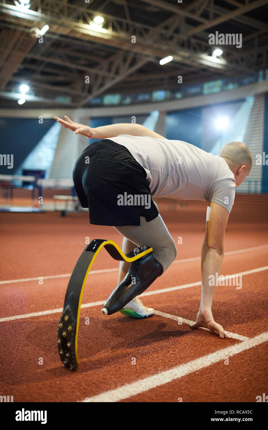 Competitore di maratona Foto Stock