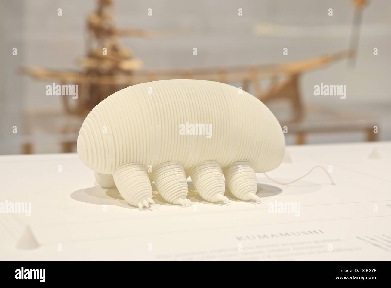 Kensington, London, Regno Unito. 15 gen 2019. Immagini di protesi prese presso la Casa del Giappone Kensington di Londra. Dopo la mostra di knock-out il successo in Giappone Casa di Los Angeles la mostra verrà eseguito per la prima volta nel Regno Unito dal 16 gennaio al 17 marzo 2019 . I visitatori possono imparare le storie dietro i prototipi, possono toccare e interagire con selezionato visualizza, offrendo una panoramica delle strutture e le texture del futuro. I tre principali presentano temi includono produzione additiva, tenendo la prototipazione al livello successivo con la stampa 3D . Charlie credito Ercilla /Alamy Live News Foto Stock