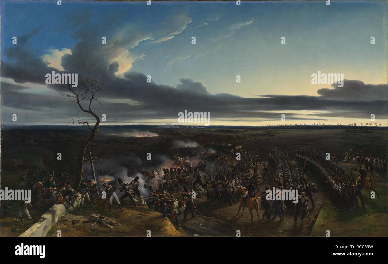 La battaglia di Montmirail. Museo: National Gallery di Londra. Autore: Vernet, Orazio. Foto Stock