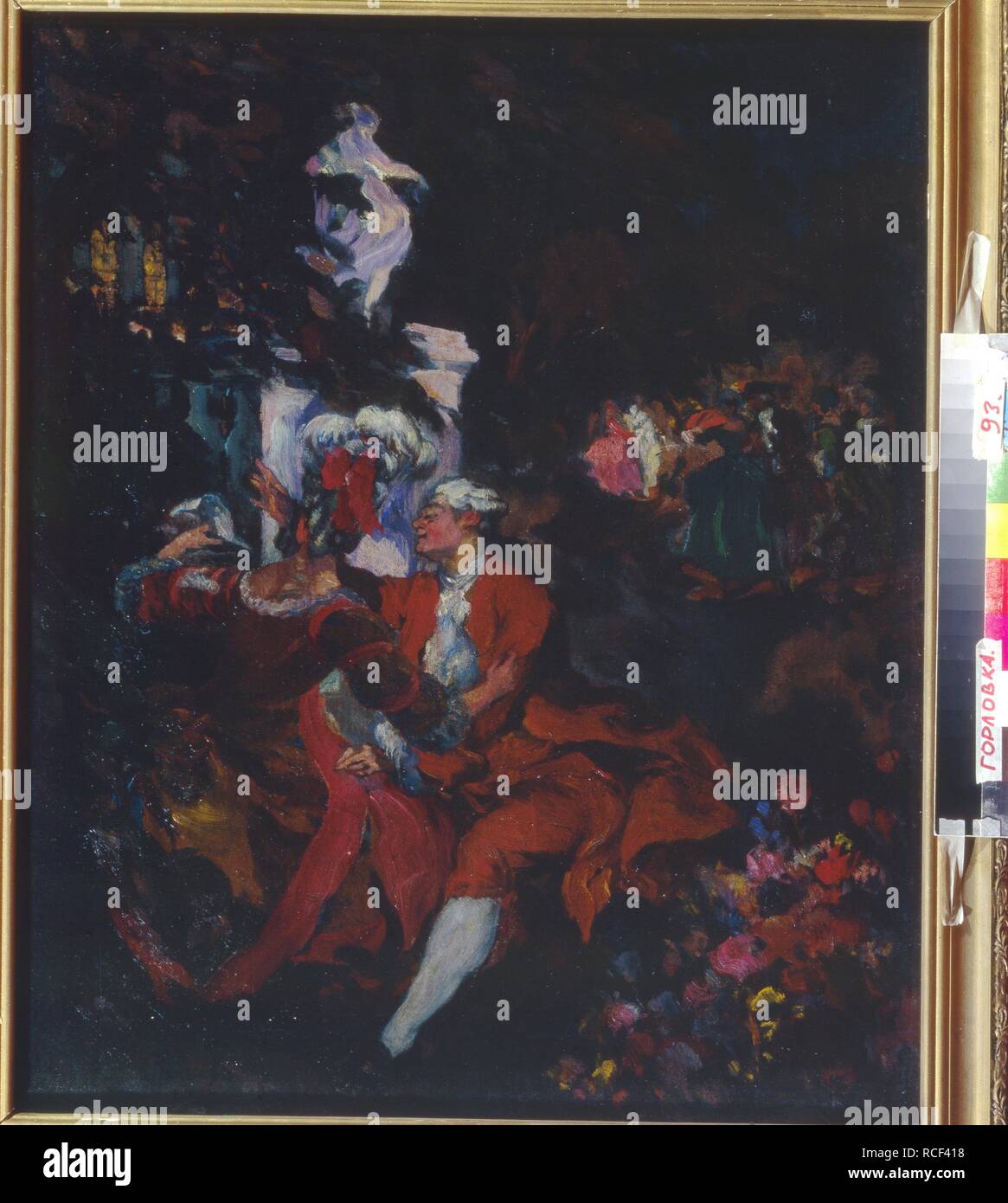 Arlecchini. Museo: Regional Art Museum, Gorlovka. Autore: SOMOV, KONSTANTIN ANDREYEVICH. Foto Stock