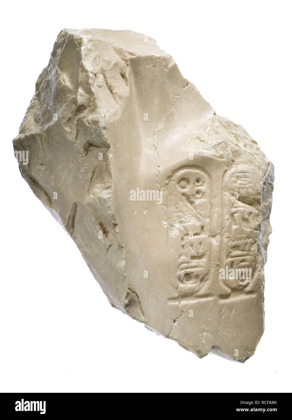 Akhenaten torace, Aten cartouches Foto Stock