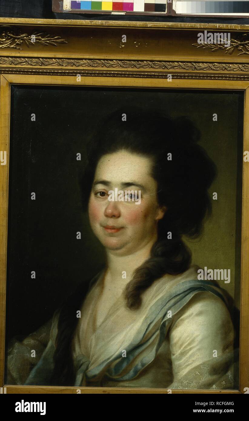 Ritratto di Ekaterina Andreyevna Bakunina. Museo: Membro Galleria Tretyakov di Mosca. Autore: Levitsky, Dmitri Grigorievich. Foto Stock